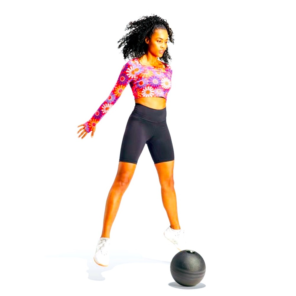 Floral Crop Top athletic